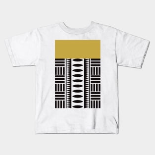 African Modern Abstract Ethnic Pattern Kids T-Shirt